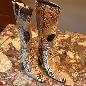 Calf Hair Boots